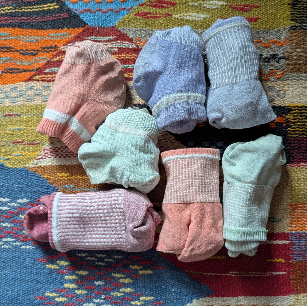 Lot Of 7 Grippy Socks